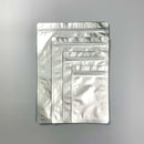 Silver Foil Zipper 3-Side Seal Pouch - Pouches & More