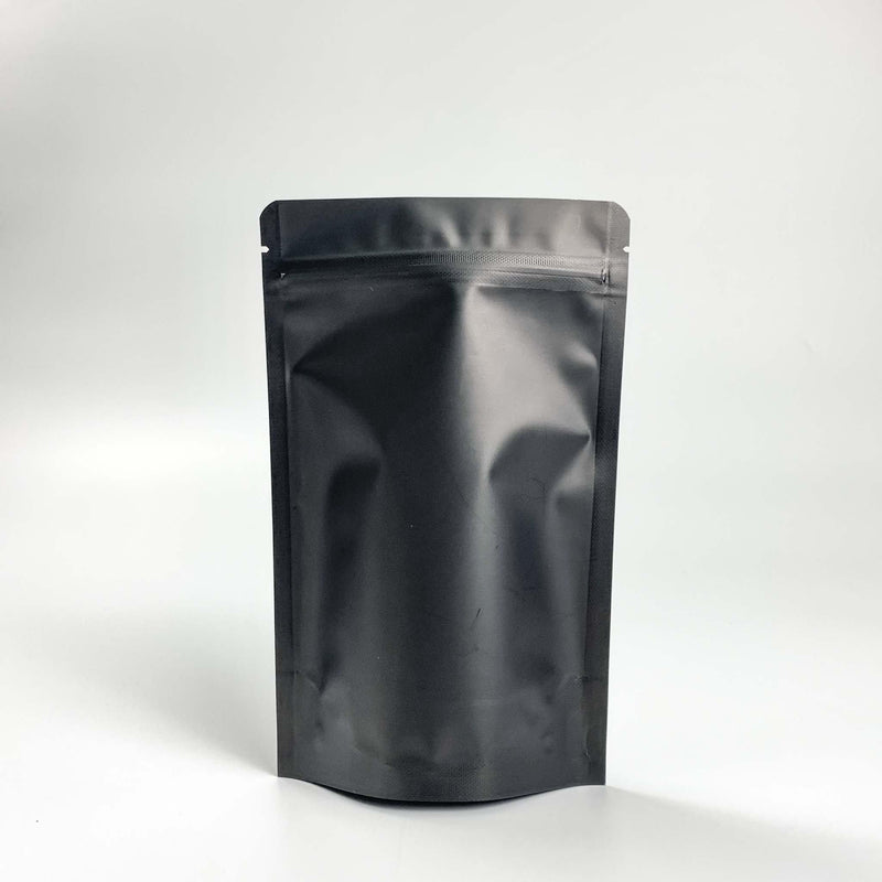 [ FREE SAMPLE ] Matte Black Zipper Stand Up Pouch - Pouches & More