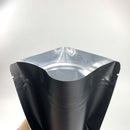 Matte Black Zipper Stand Up Pouch - Pouches & More