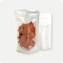 Front Clear Back Korean Traditional Kraft Zipper Stand Up Pouch