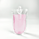 Clear Portable Stand Up Central Spout Drink Pouch 4.9 x 6.9 x 2.8” - Pouches & More