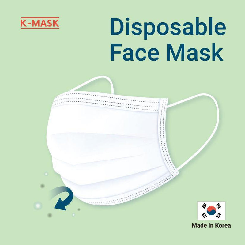 Disposable 3 Layer Masks (50pcs) - Pouches & More