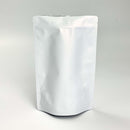 Matte White Zipper Stand Up Pouch - Pouches & More