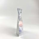 Front Clear Back Silver Zipper Stand Up Pouch - Pouches & More