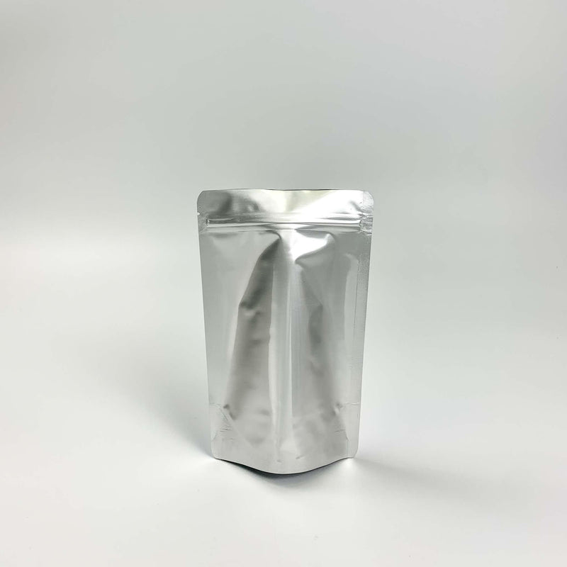 [ FREE SAMPLE ] Silver Foil Zipper Stand Up Pouch - Pouches & More