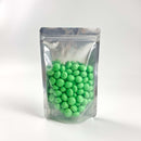 [ FREE SAMPLE ] Front Clear Back Silver Zipper Stand Up Pouch - Pouches & More