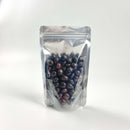 Front Clear Back Silver Zipper Stand Up Pouch - Pouches & More