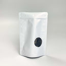 [ FREE SAMPLE ] Matte White Window Zipper Stand Up Pouch - Pouches & More