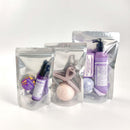 [ FREE SAMPLE ] Front Clear Back Silver Zipper Stand Up Pouch - Pouches & More