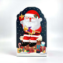 Christmas Hidden Standing Santa Clause Cake Box 8.3”x 8.3”x 4.9” - Pouches & More
