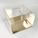 Crystal Clear Cake Box with Handle 9.4" - Pouches & More