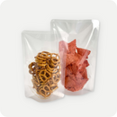 [ SAMPLE ] Clear Heat-Sealable Food Vacuum Stand Up Pouch
