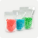 Clear Zipper Mylar Reclosable Stand Up Pouch