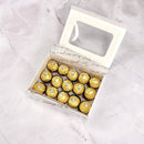 White Bakery Box with Sunroof Window 7 x 4.9 x 2" - Pouches & More