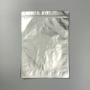 Silver Foil Zipper 3-Side Seal Pouch - Pouches & More