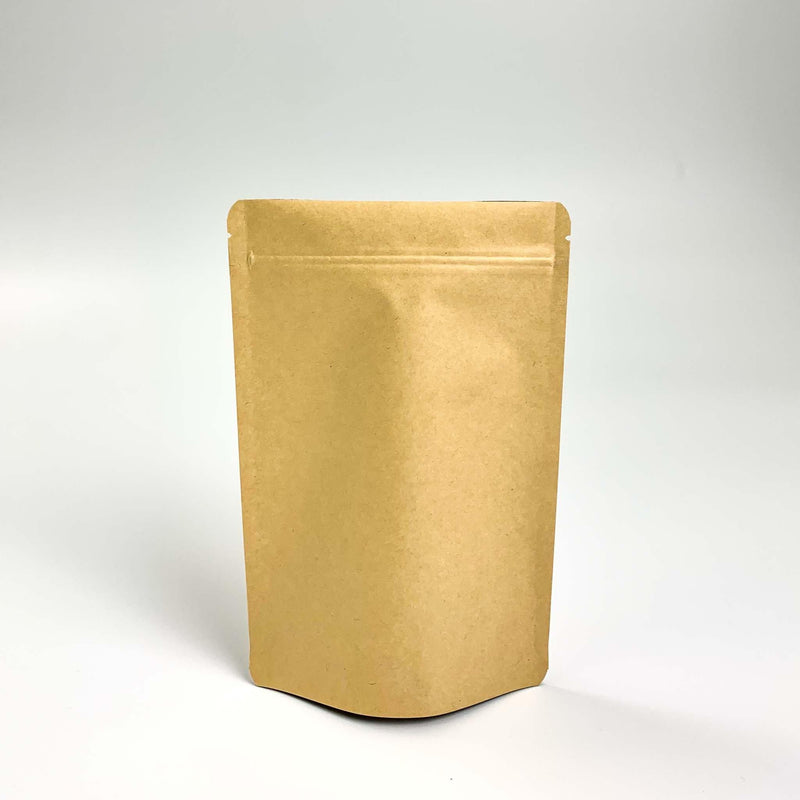 [ FREE SAMPLE ] Kraft Zipper Stand Up Pouch - Pouches & More