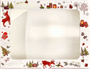 Christmas Red Bakery Box with Sunroof Window 9.4”x 7.3”x 2” - Pouches & More