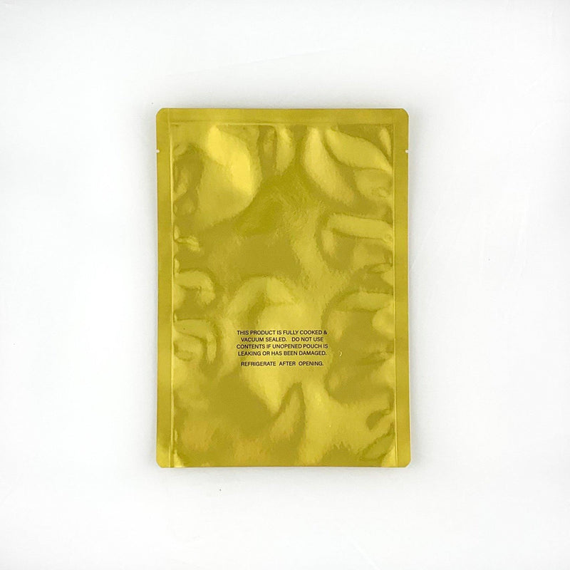 3-Side Seal Gold Retort Pouch 7 x 10" – 8 oz - Pouches & More