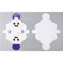 Halloween Party Ghost - Cookie Box with Handle - 3.7" x 2.4" x 4.1"