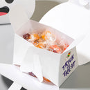 Halloween Party Ghost - Cookie Box with Handle - 3.7" x 2.4" x 4.1"