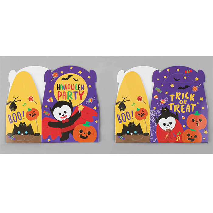 Halloween Party - Mini Candy Box with Handle - 4.3" x 2.6" x 5.1"