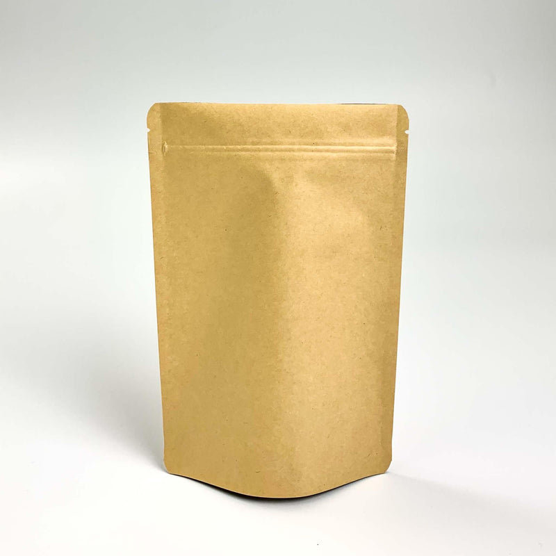 [ FREE SAMPLE ] Kraft Zipper Stand Up Pouch - Pouches & More