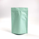[ FREE SAMPLE ] Matte Pastel Green Mylar Smell Proof Zipper Stand Up Pouch - Pouches & More