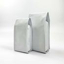 [ FREE SAMPLE ] Matte White One Way Valve Side Gusset Coffee Pouch - Pouches & More
