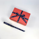 Christmas Decorative Grosgrain Craft Ribbon (NAVY BLUE) 0.6”x 15 yard - Pouches & More