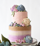 Premium Clear Tall Cake Box with White Lid and Board